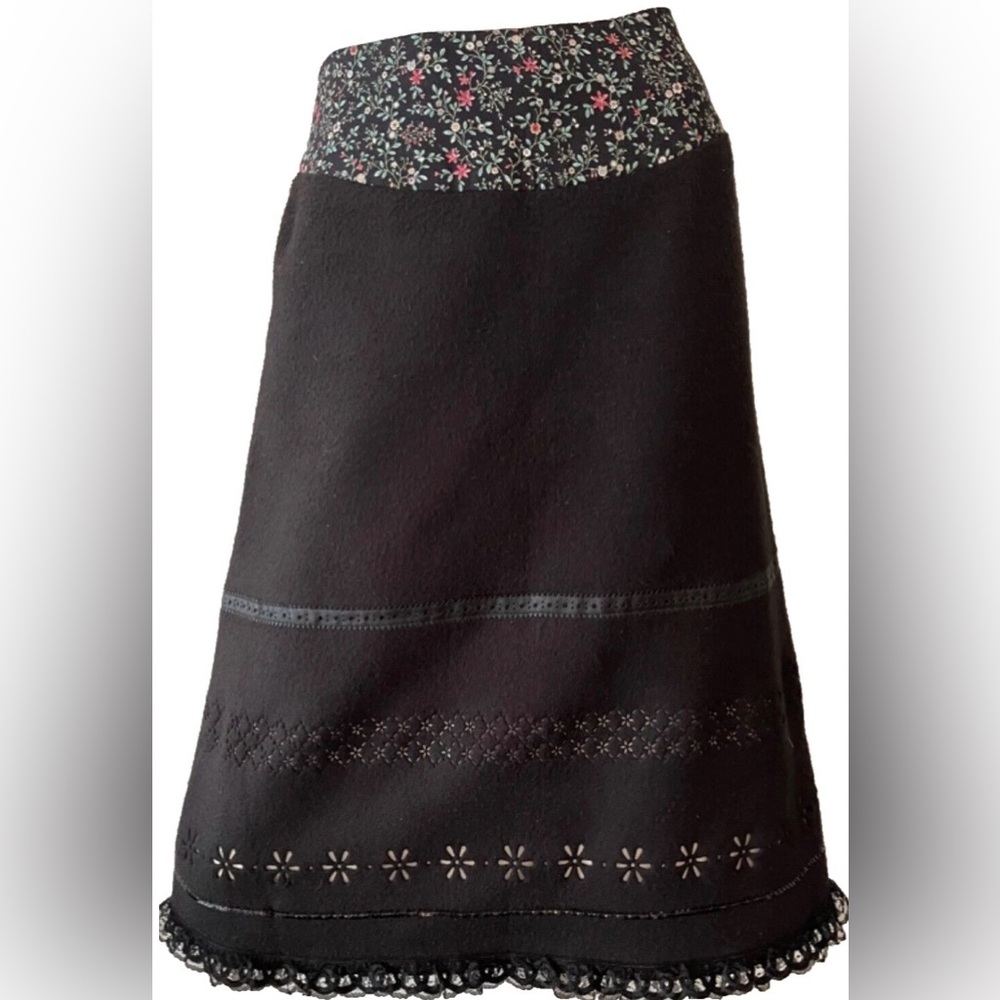 TRACY FEITH SAKS FIFTH AVE WINTER TULLE EMBROIDERY BEADS DRESS SKIRT 2